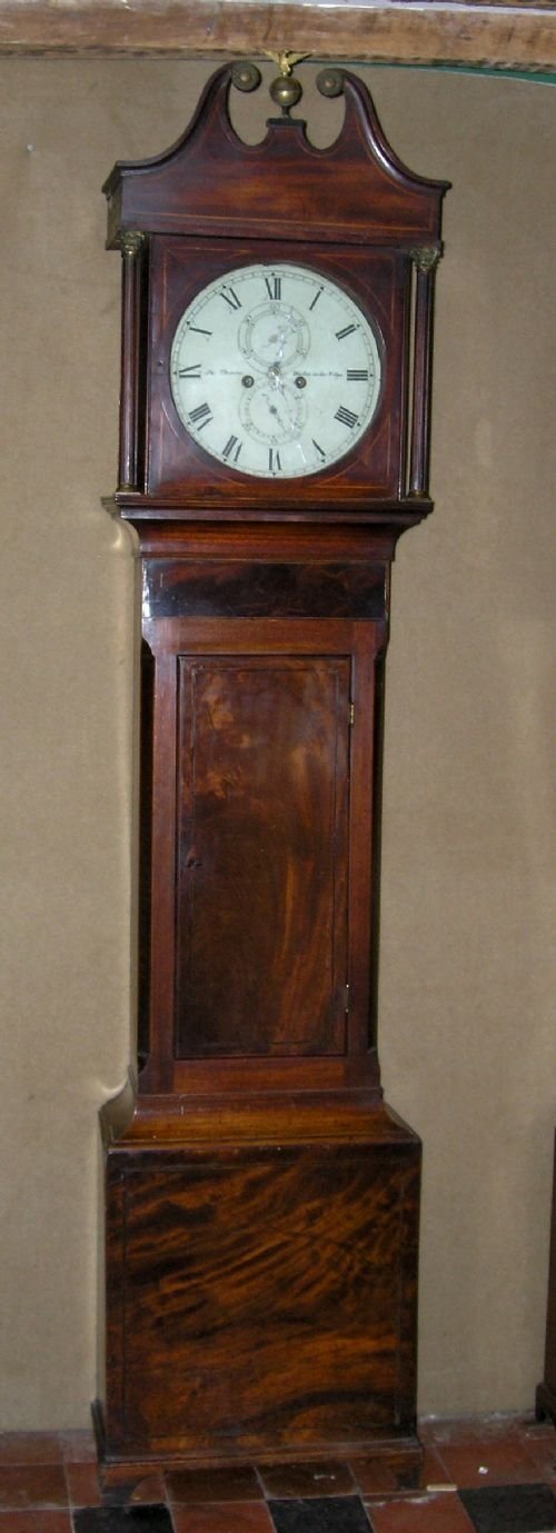 Early 19th Cent Mahogany 8 Day Longcase Clock